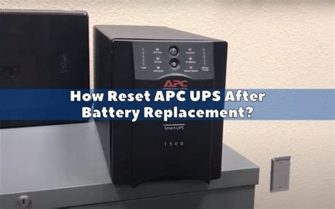 apc ups reset